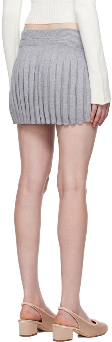 Sukňa GUIZIO Guizio Cielo Pleated Miniskirt Šedá | H23610S020, 2