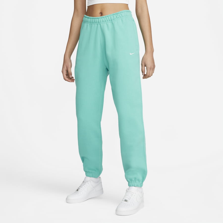 Tepláky Nike Solo Swoosh Fleece Pants Tyrkysová | CW5565-393, 0