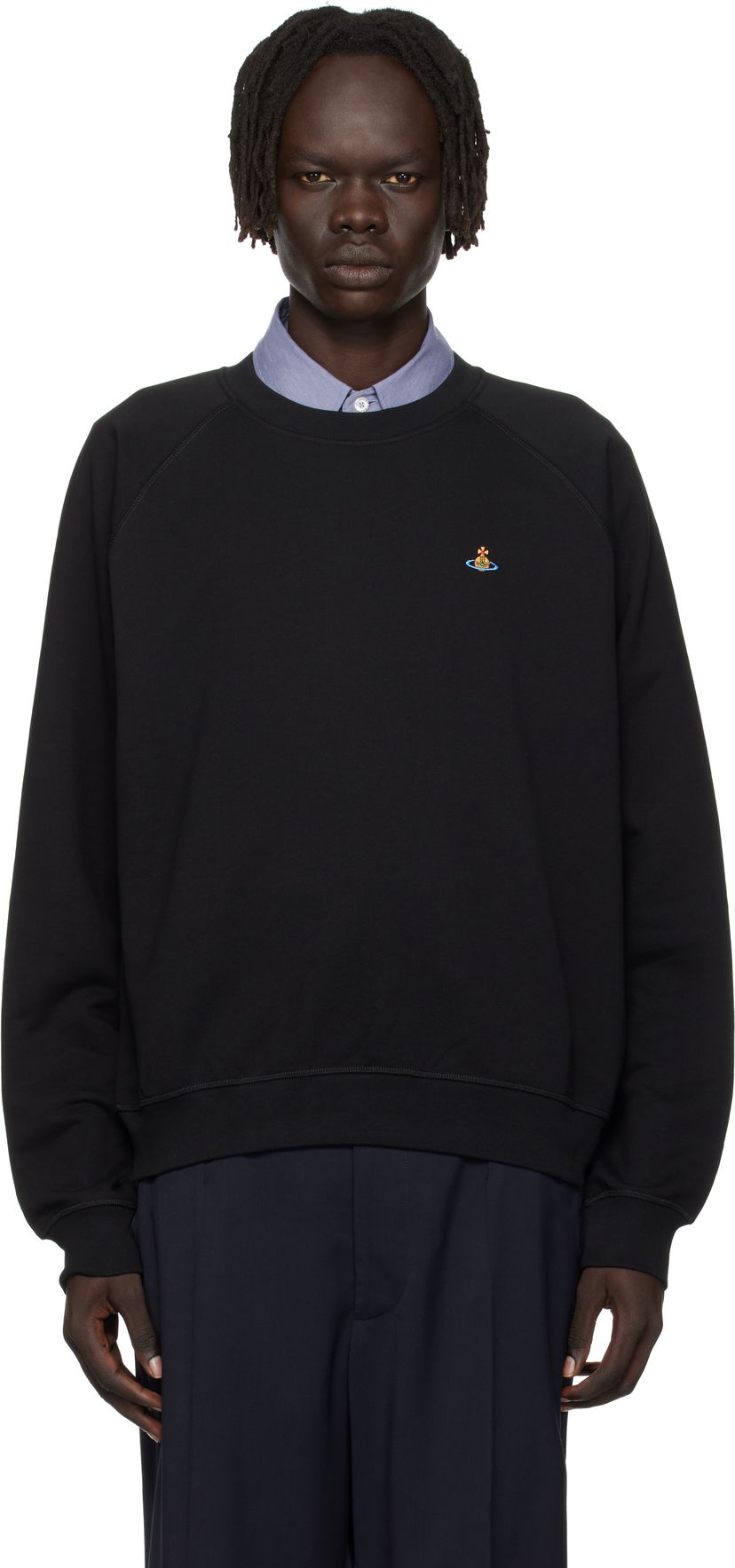 Mikina Vivienne Westwood Vivienne Westwood Raglan Sweatshirt Čierna | 3I010014-J006O-