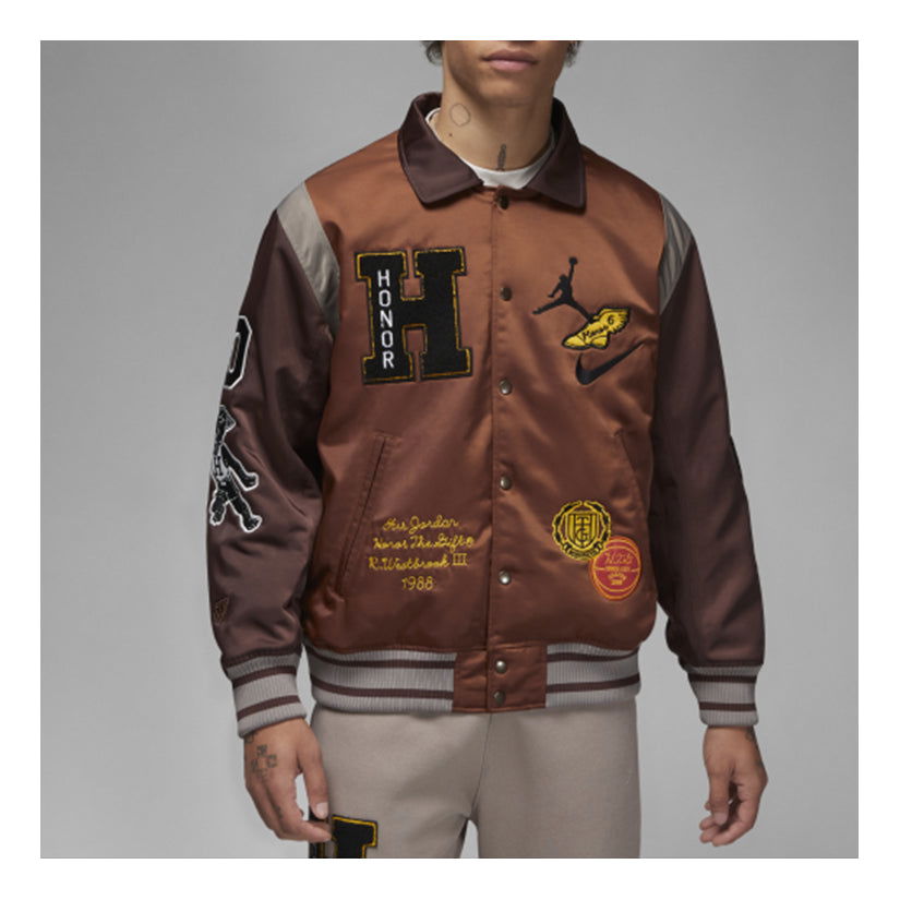 Bomber bunda Nike Varsity Jacket Hnedá | DX6244-204