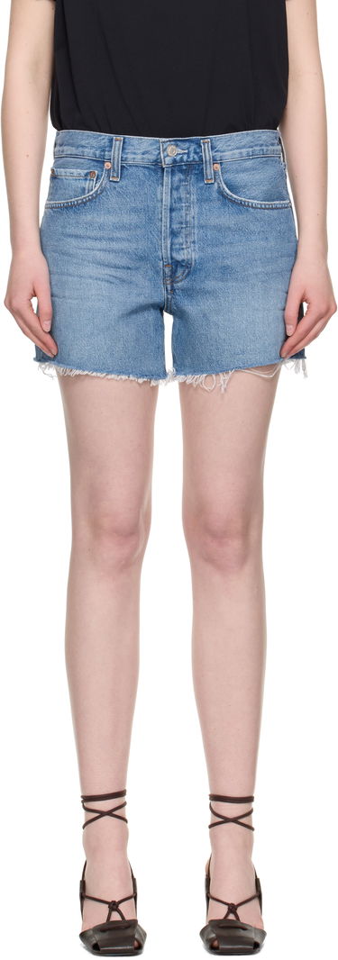 Šortky AGOLDE AGOLDE Parker Long Denim Shorts Modrá | A9010-1535, 0
