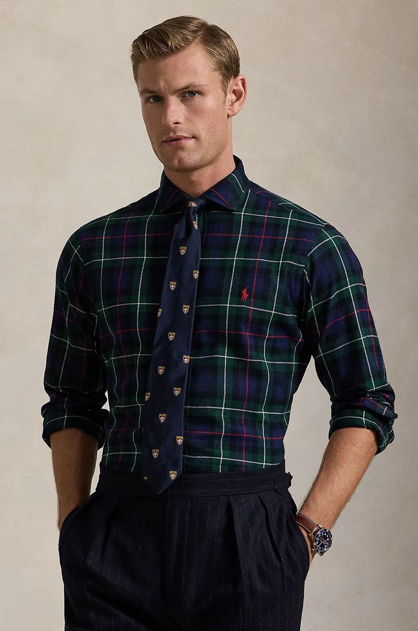 Košeľa Polo by Ralph Lauren Shirt Regular Fit Modrá | 710922281, 0