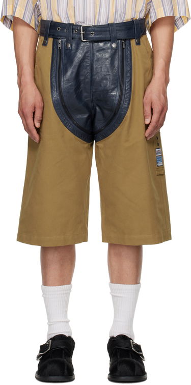 Šortky Martine Rose Martine Rose Zip Chap Utility Shorts Hnedá | 549LP14525, 0