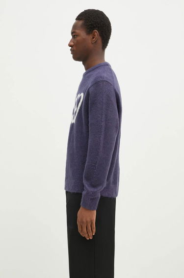 Sveter thisisneverthat thisisneverthat Heart Logo Knit Sweater Fialová | TN243KKNPK11, 1