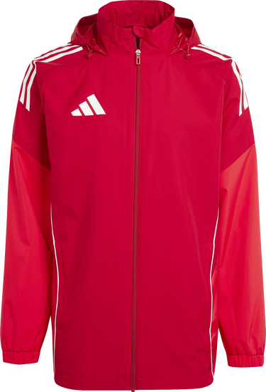 Vetrovka adidas Originals adidas TIRO25C All-Weather Hooded Jacket Červená | ji6503, 6