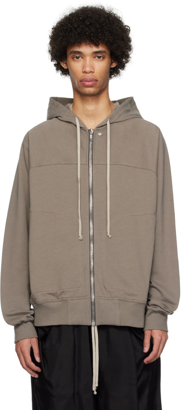 Mikina Rick Owens Windbreaker Hoodie Šedá | RU01D3241 BA, 0