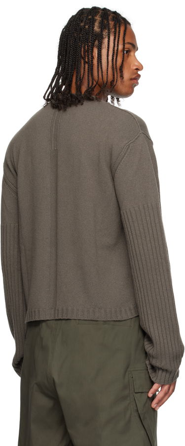 Sveter Rick Owens Rick Owens Gray Concordians Round Neck Sweater Šedá | RU02E1665 KLWS, 2