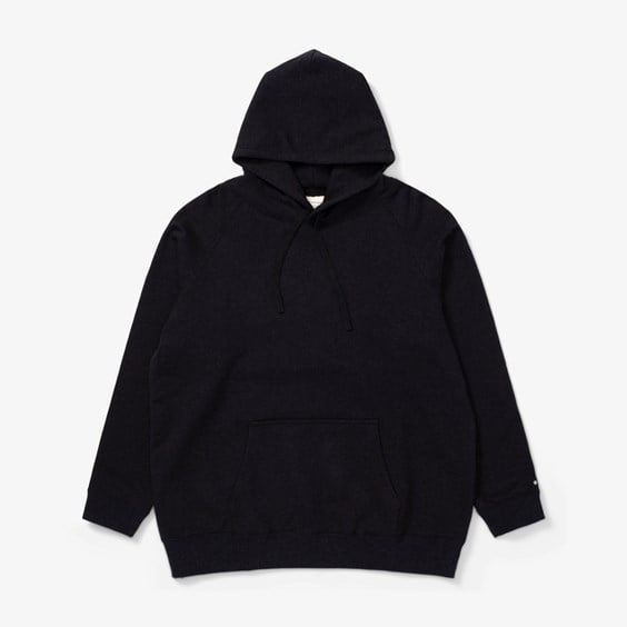 Mikina Snow Peak Recycled Cotton Pullover Hoodie Čierna | SW-22SU402-BK, 0
