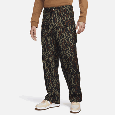 Cargo nohavice Nike Life All Over Print Cargo Pant Medium Zelené | FJ0325-222, 2