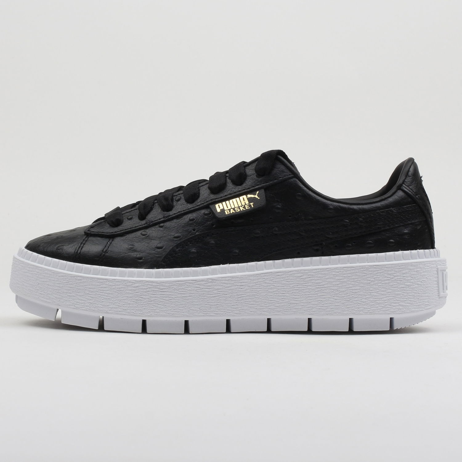 Tenisky a topánky Puma Platform Trace Ostrich Wn's black - black Čierna | 366684 01, 1