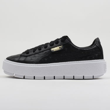 Tenisky a topánky Puma Platform Trace Ostrich Wn's black - black Čierna | 366684 01, 1
