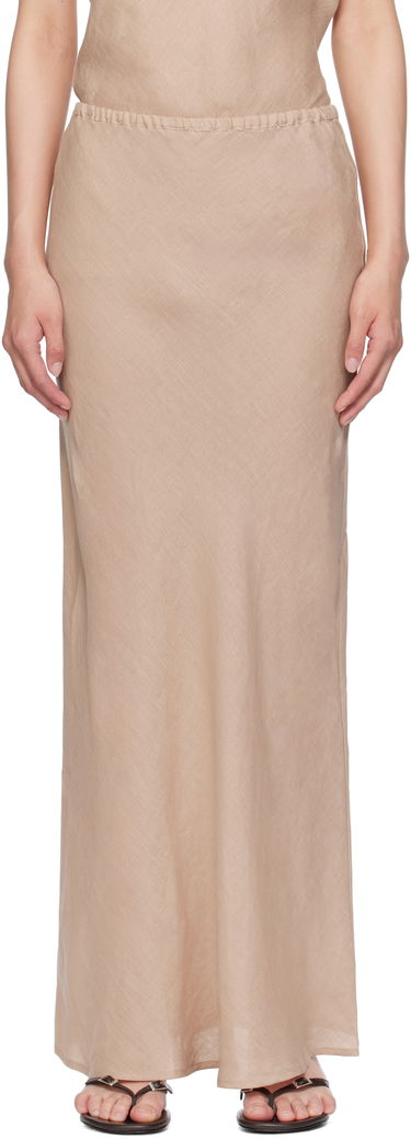 Sukňa Baserange Baserange Dydine Maxi Skirt Béžová | SKDY-LI-SU25, 0