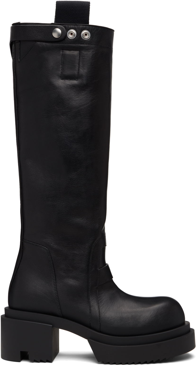 Tenisky a topánky Rick Owens Rick Owens Concordians Pull On Mega Tractor Boots Čierna | RU02E1834 LOO