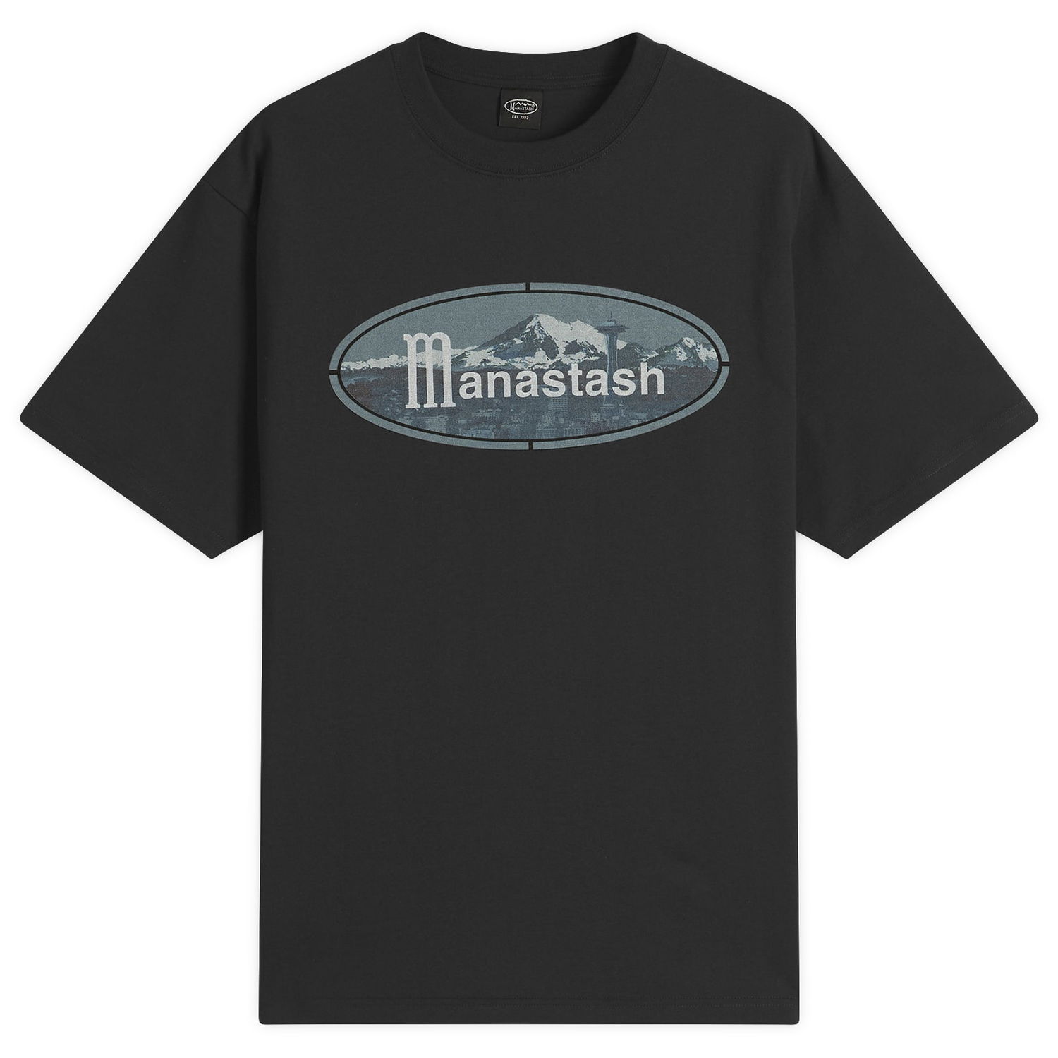 Tričko Manastash Manastash Ridge Logo T-Shirt, Size Small Čierna | 7925234001-010, 1