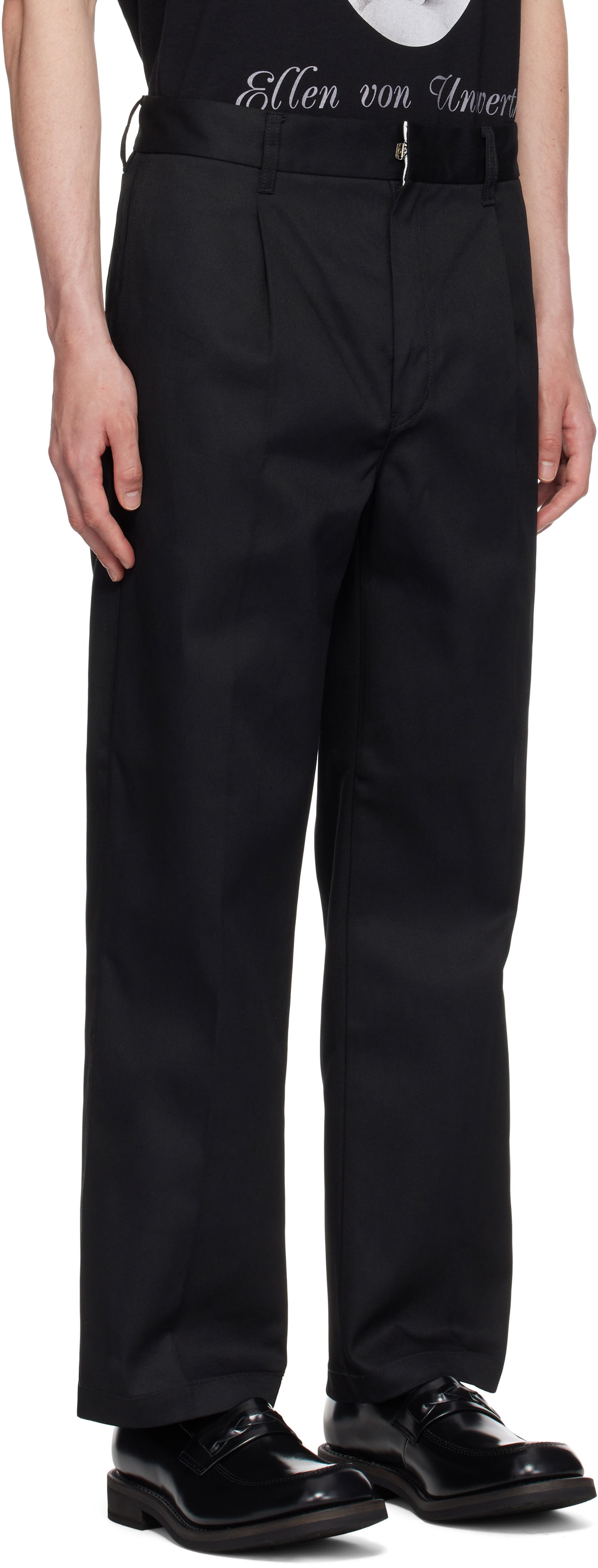 Nohavice WACKO MARIA WACKO MARIA x Dickies Edition Pleated Trousers Čierna | 25SS-WMP-DC01, 1