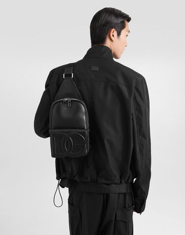 Batoh Dolce & Gabbana Dolce & Gabbana Deerskin Sling Backpack Čierna | BM2436A803480999, 1