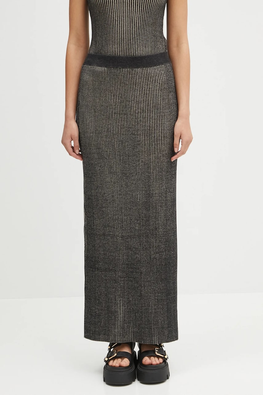 Sukňa Samsoe Samsoe Samsøe Samsøe Sacheryl Maxi Pencil Skirt Šedá | F25100047, 0