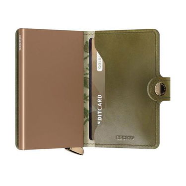 Peňaženka Secrid Floral Embroidered Mini Cardholder Wallet Zelené | MSt-Olive, 3