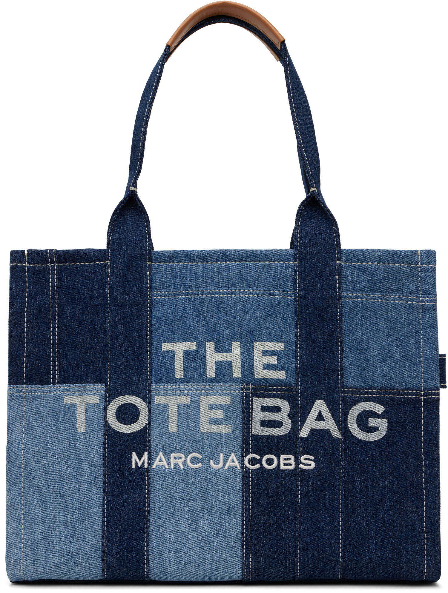 Tote bag Marc Jacobs Marc Jacobs 'The' Large Denim Tote Bag Modrá | H018M06FA21, 0