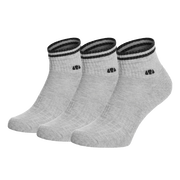 Ankle Socks 3-Pack Striped Cuff