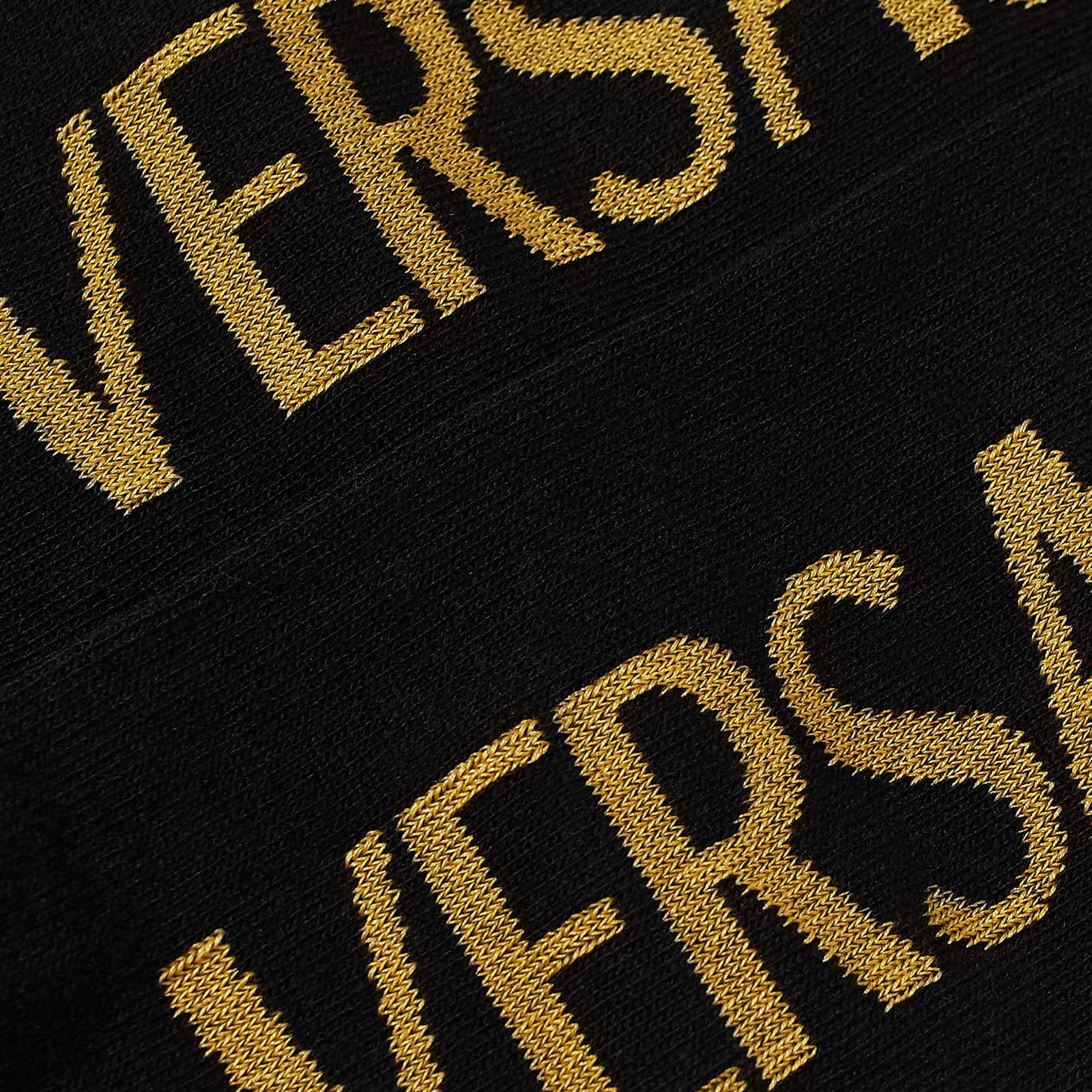 Men's Logo Sock Black/Gold