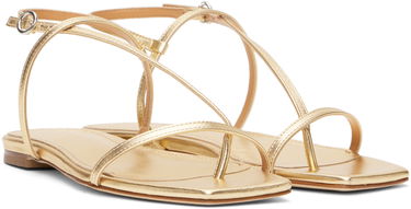 Doplnky Aeyde Aeyde Ella Leather Toe-Post Sandals Metalická | A11-FS-BERS8MFL-0121-902-007, 3