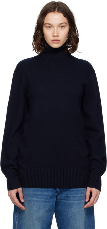 Sveter TOTEME TOTEME Cashmere Turtleneck Sweater Navy | 252-WRT0474-YA0016, 0