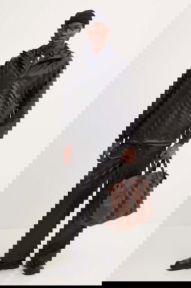 Cargo nohavice Rains Cargo Rain Pants Wide, High Waist Čierna | 18990.84, 3