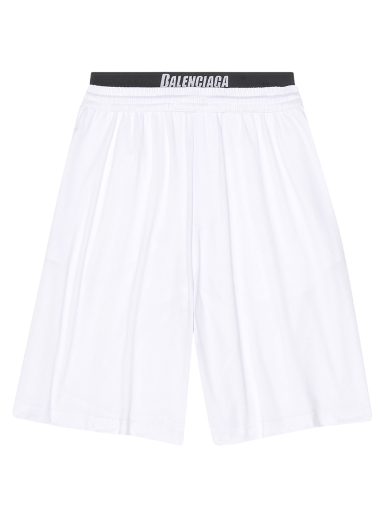 Plavky Balenciaga Swim Shorts Biela | 698317 4C0B4 9000