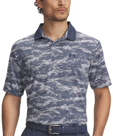 Polo tričko Under Armour UA Drive Chill Printed Polo Shirt Modrá | 1389597-045, 0