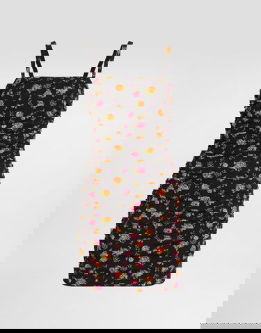 Šaty Dolce & Gabbana Small Rose Bouquets-print Draped Ruched Charmeuse Mini Dress Rôznofarebný | F60IITFSA8DHN5XR, 0