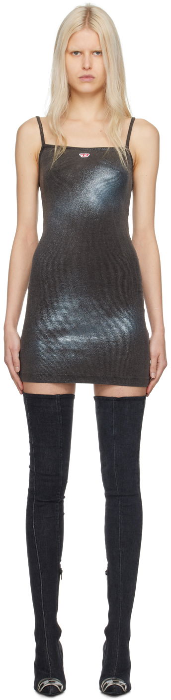 Šaty Diesel D-Hopy-N2 Minidress Šedá | A12721 0EPAG, 0