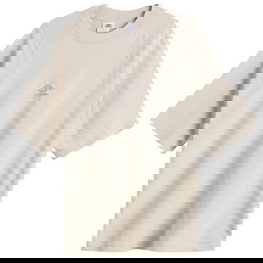 Tričko Umbro Washed High Neck Boxy T-Shirt, Size Small Béžová | 66637U-MRY, 0