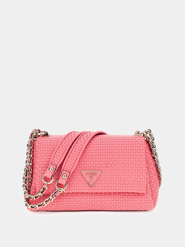 Kabelka GUESS Etel Woven Mini Crossbody Ružová | HWWW9219210, 0