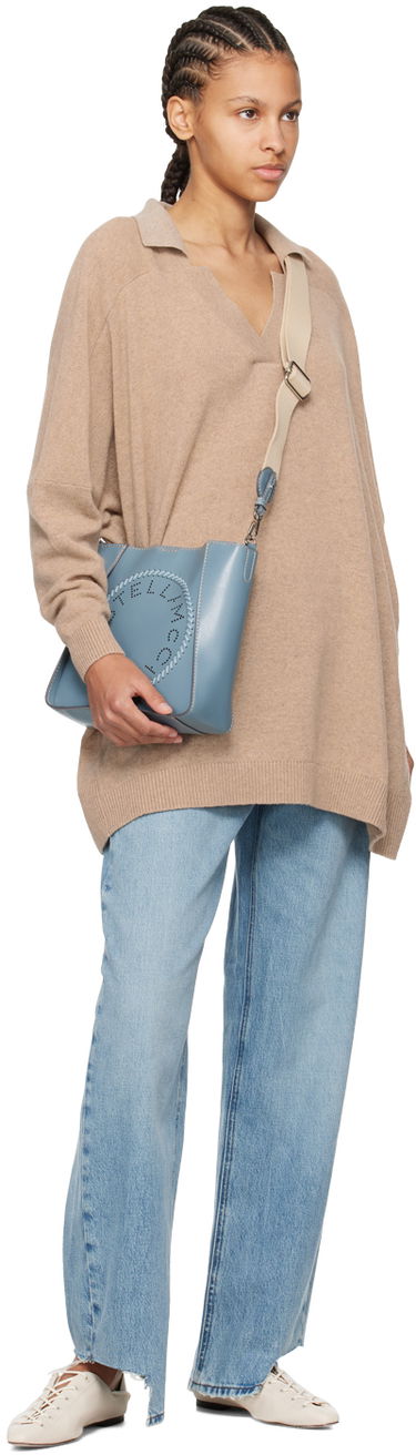Sveter Stella McCartney Stella McCartney V-Neck Sweater Béžová | 6K08253S2513, 3