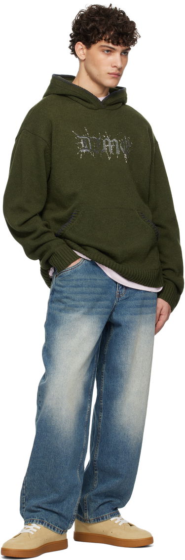 Mikina Dime Wool Hoodie Zelené | DIMEHO2412ARM, 3