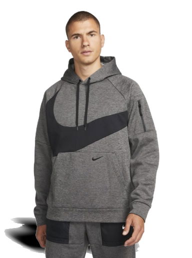 Mikina Nike Therma-FIT Pullover Fitness Hoodie Šedá | DQ5401-071