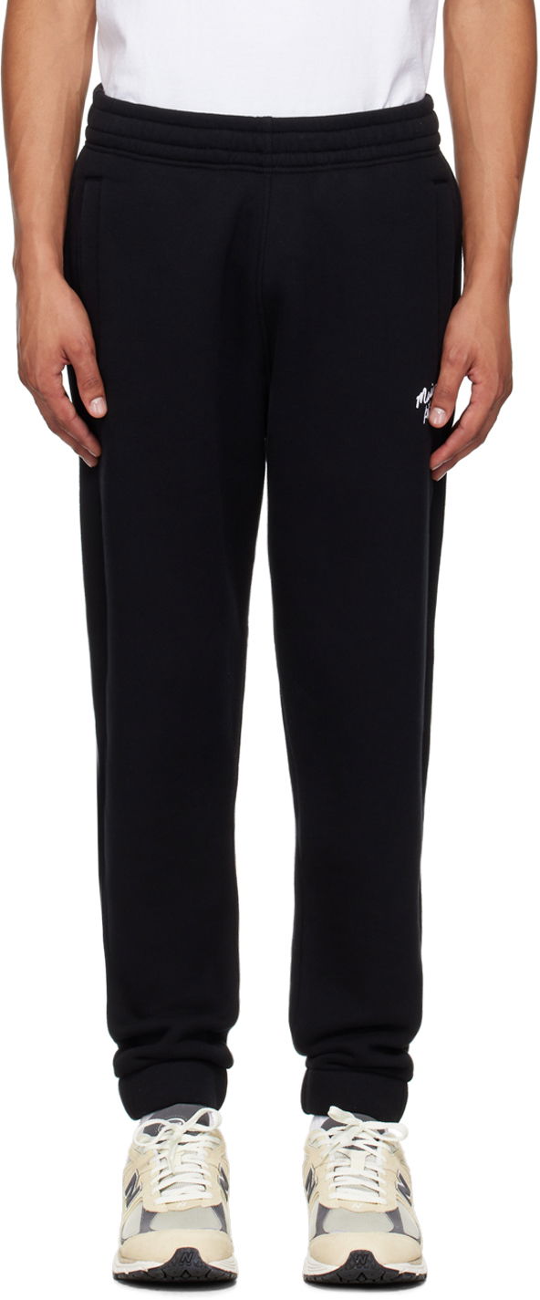 Tepláky MAISON KITSUNÉ Black Handwriting Comfort Sweatpants Čierna | NM01124KM0307, 0