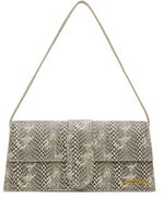 Snakeskin print 'The long Bambino' shoulder bag