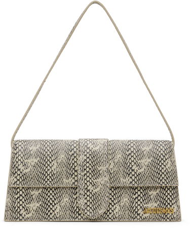 Taška cez rameno Jacquemus Snakeskin print 'The long Bambino' shoulder bag Rôznofarebný | 25HBAW00013AC05G04, 0