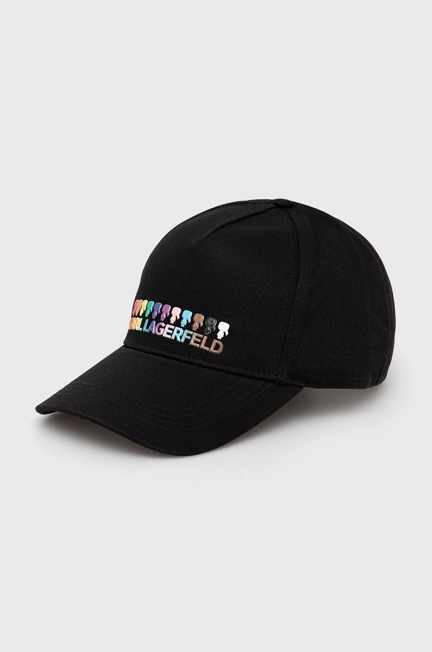Šiltovka KARL LAGERFELD Love Cap Čierna | 225W3404, 0