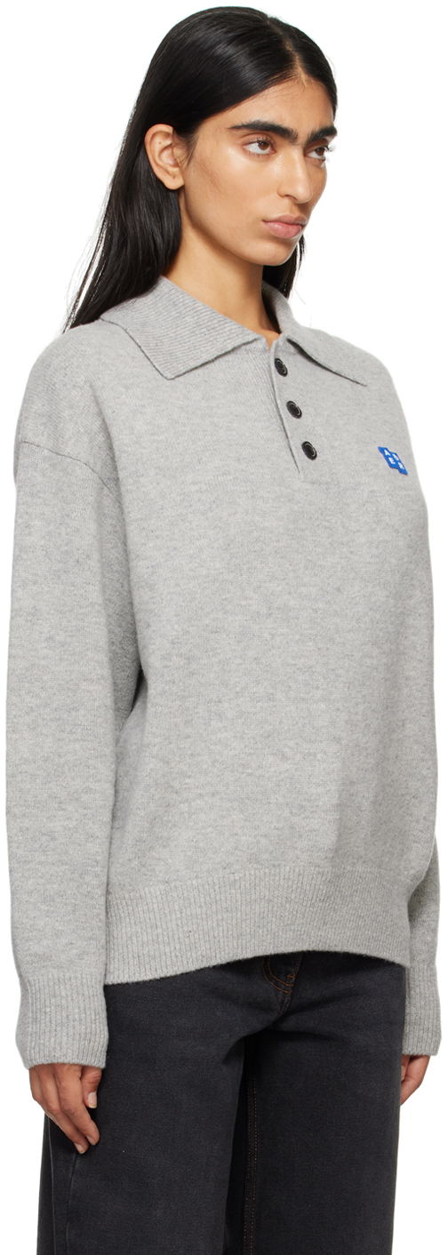 Sveter ADER ERROR Knit Polo Sweater Šedá | BM42FYKT0106GR, 1