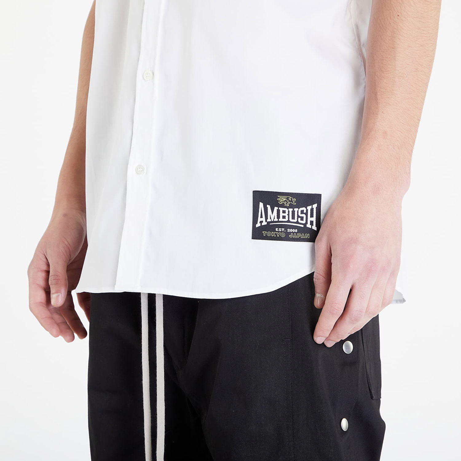 Košeľa Ambush Circle Amblem Shirt Biela | BMGG001S24FAB0010145, 1