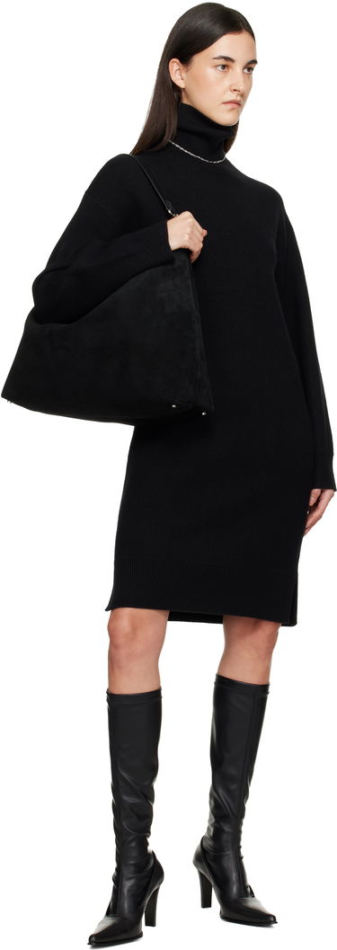 Šaty TOTEME Broad Turtleneck Minidress Čierna | 254-WRD0264-YA0126, 3