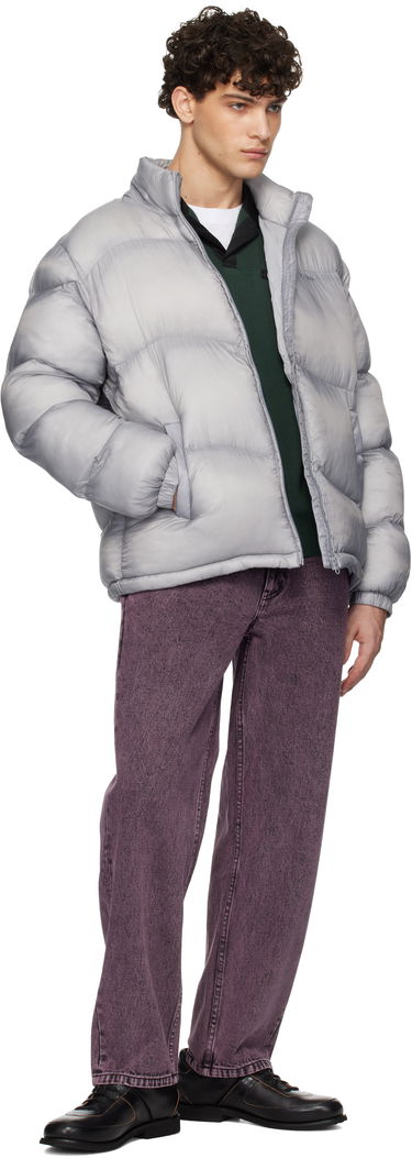 Prešívaná bunda Dime Classic Ripstop Puffer Jacket Šedá | DIMEHO242SIL, 3