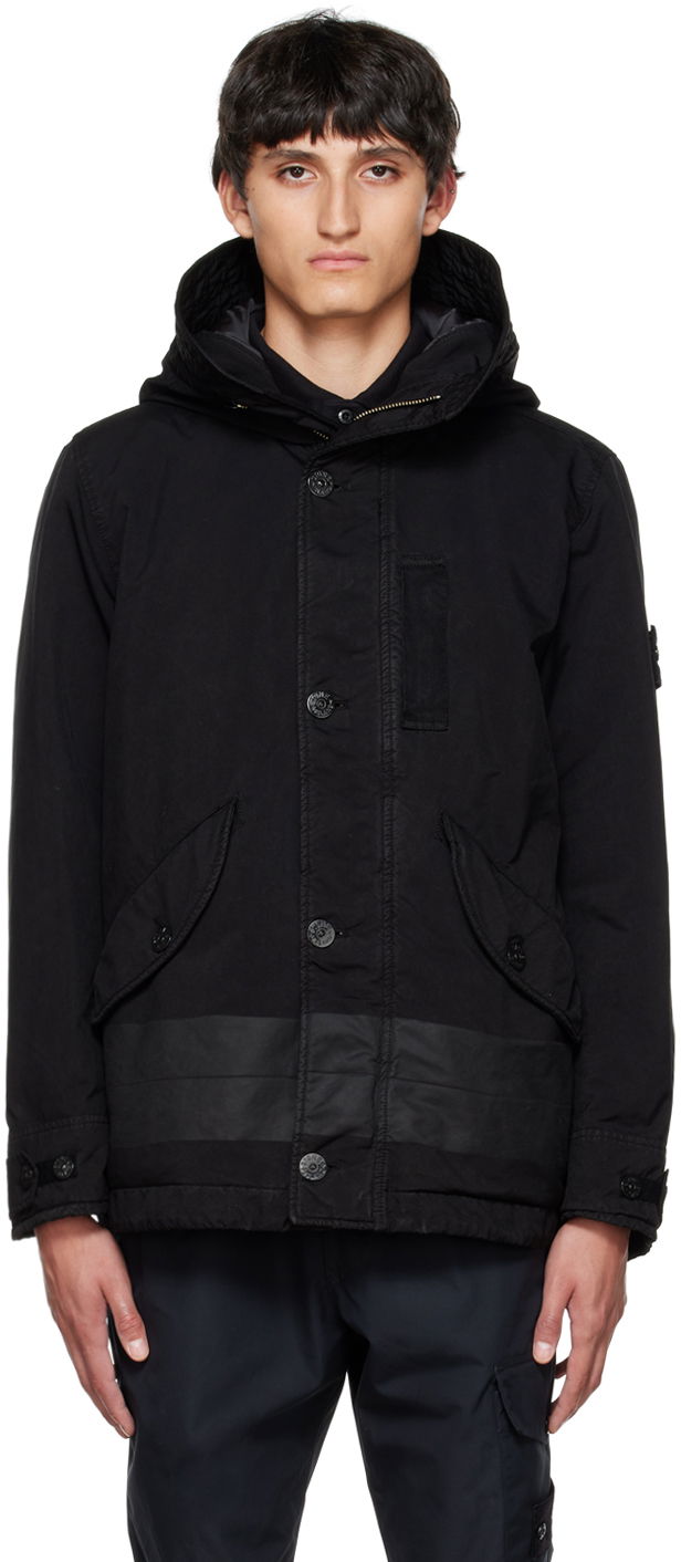 Bunda Stone Island David-TC Down Jacket Čierna | 771541349, 0
