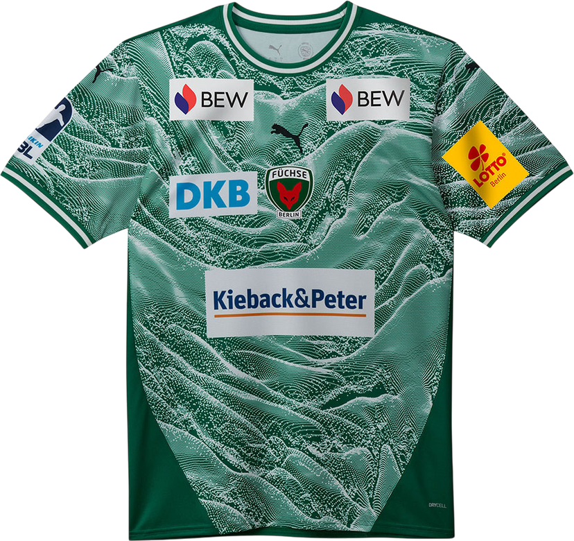 Dres Puma Füchse Berlin Graphic Jersey 2025/2026 Zelené | 948961-01