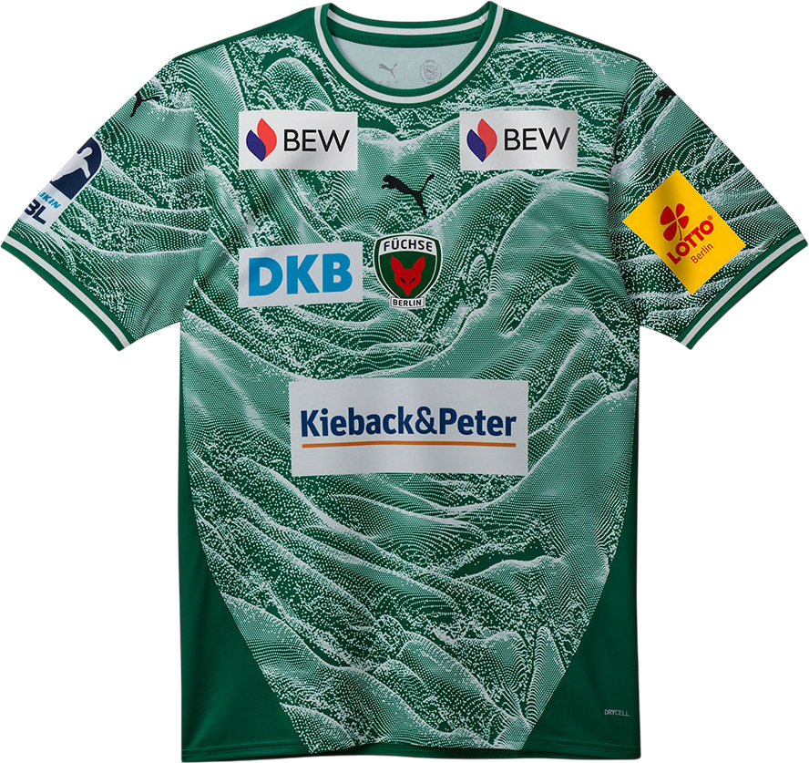 Dres Puma Füchse Berlin Graphic Jersey 2025/2026 Zelené | 948961-01, 0