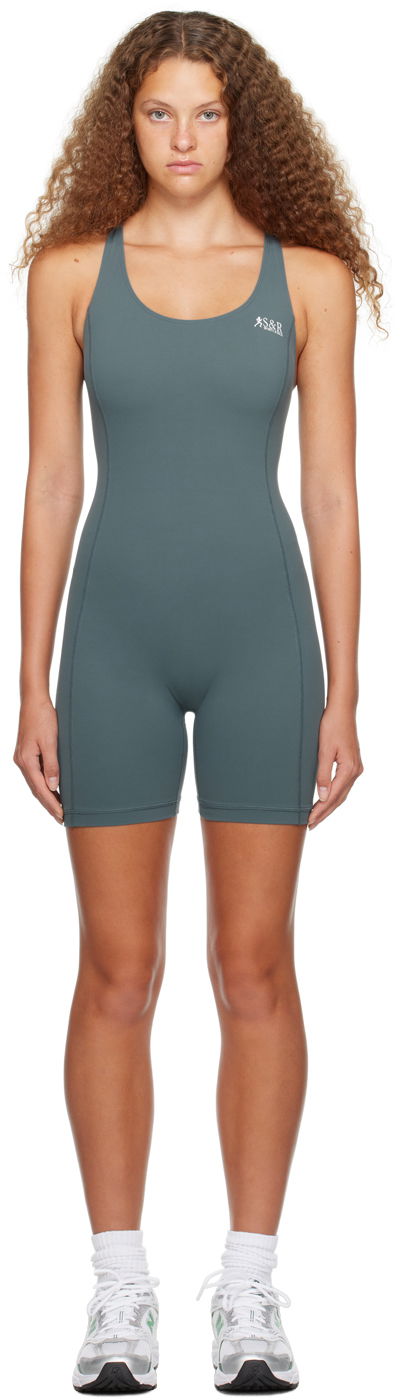 Overal Sporty & Rich Sporty & Rich Exclusive Sleeveless Jumpsuit Zelené | BS821VO, 0