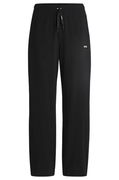 Stretch-Cotton Lounge Pants with Logo Cords